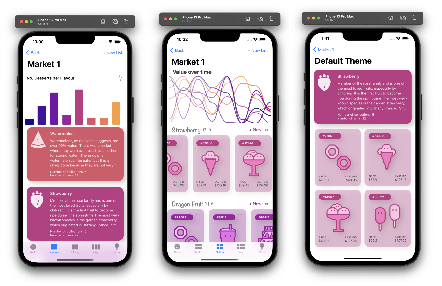 UI Desserts in SwiftUI